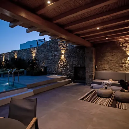 Villa Mykonian Luxury 4 Bd Filyra W Private Pool